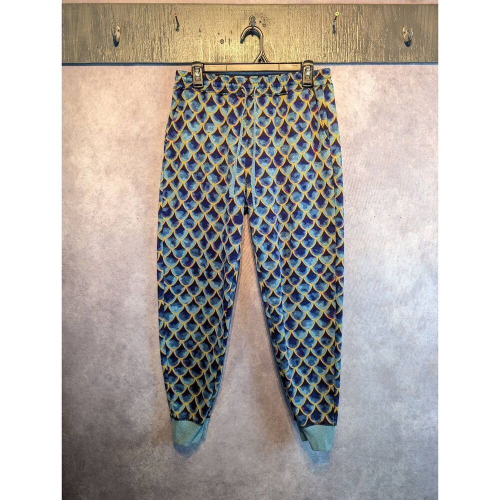 Mermaid print lularoe jogger sweatpants with pockets medium